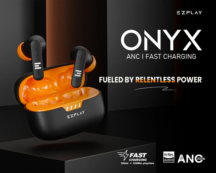 EZPLAY Onyx TWS mobile view website banner